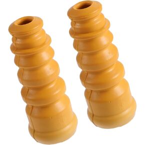 2pcs 5.7 Inch Rear Suspension Bump Stop Strut Bumper Bump Stop for Volkswagen Jetta 2002-2005 1J0512131 Rubber Orange Replacement Car Parts
