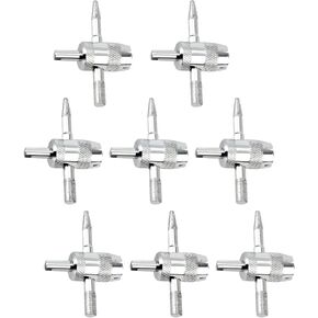 BOXOB 8pcs 4-Way Tyre Valve Stem Core Removal Tool, 4 in 1 Multifunctional Tire Valve Core Remover Tire Stem Puller for Bicycle Bike Automobile Car