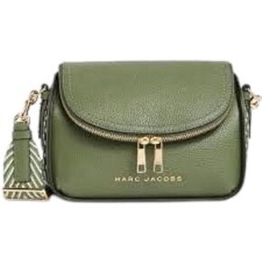 Marc Jacobs The Groove Leather Mini Messenger Crossbody Bag (Bronze Green)