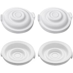 Replacement 8 Duckbill Valves/Duck Bill Valve & 4 Silicone Membrane/Diaphragm Compatible with Elvie Wearable Breast Pump, Accessories Made by Durceler, Not Original Elvie Pump Parts, Total 12PCS