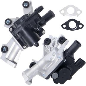 SMMS Set of 2 Secondary Air Injection Check Valves with Gasket, for Toyota, for Lexus GX460, for Sequoia, for Tundra, 2010-2013 V8 4.6L, Right Passenger Side Replaces OE: 911624 + 911607