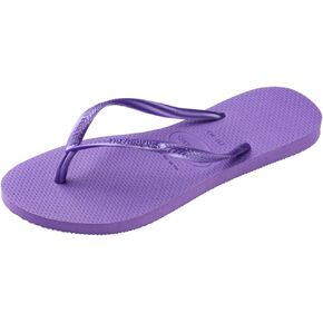 Havaianas Kids Slim Flip Flops - Kids' Summer Sandals for Girls - Dark Purple, 2Y Big Kid