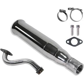 JMCHstore Central Trumpet Pipe for Predator 212 w/Monster Mega Moto MMB80 MMB105, Coleman RB100, Motovox MBX10 Baja DB30 97cc, For Orxyearth Dirt Kids Mini Bike (No Riser needed) in Kuwait