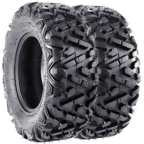 GAOMON AT23x7-10-4PR ATV Tires, All Terrain ATV UTV Mud Trail Tires(Set of 2, Tubeless)