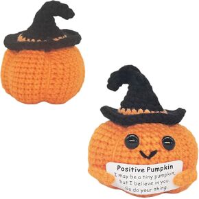 1 Pcs Mini Funny Positive Life Vegetable Creative Knitted Animal Holding Card Crochet Easter Birthday Christmas Girls Gift Party Decor(Vegetable 01)