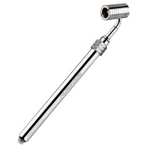 GODESON Heavy Duty Large Bore Tire Pressure Gauge,10-150 PSI & 12V1(.485"-26) Tire Gauge - 360° Swivel,Pro Grade Air Gauge for Large Trucks,Tractor,Heavy Equipment Vehicles