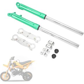 Front Suspension Fork Shock, 510mm Length Stable Performance Bike Fork Shock Easy Installation for Mini Bike 47cc 49cc 2 Stroke