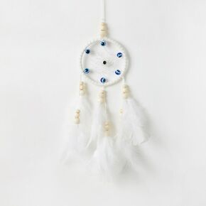 Pretty Jolly Small Indian Pink Dream Catchers Wall Decor with Mixed Color Beads Handmade Feathers Native Mini Dreamcatchers Home Decoration Ornament for Car Bedroom Birthday Party