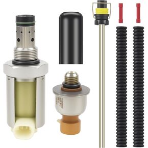 Injector Pressure Regulator Valve 6.0 Powerstroke IPR＆ICP Compatible with Ford Super Duty F250 F350 F450 F550 E350 E450 Excursion 6.0L Diesel Turbocharged 2003-2010 Replace CM5126 AP63417 5C3Z9C968CA