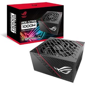 ASUS ROG Strix 850W White Edition PSU, Power Supply (ROG heatsinks, Axial-tech Fan Design, Dual Ball Fan Bearings, 0dB Technology, 80 Plus Gold Certification, Fully Modular Cables, 10-Year Warranty)