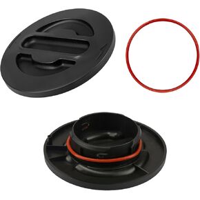 2 Pack Access Cap Assembly 291004481 Parts for Sea-Doo GTX RXT RXP WAKE FISH PRO GTI GTR EXPLORER, Rear Deck Access Cover with Sealing O-ring Compatible with Sea-Doo Motorboat Accessories