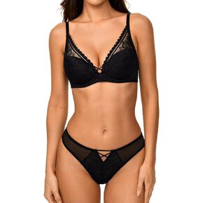 Deyllo Sexy underwire حمالة صدر الدانتيل غير مبطنة مع جمال جمال المرأة في الخصر الجمال الداخلي للملابس الداخلية in Kuwait