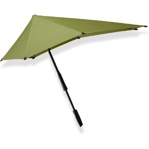 Senz Limited Edition Large Windproof Umbrella - Manual Folding - 37 x 37 in - Fren Green
