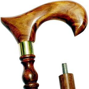 Wooden Walking Stick Beautiful Design/Women/Old People 37 Inches Natural Wood Walking Stick, Standard