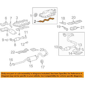 Toyota Genuine Parts - Gasket, Air Surge Ta (17176-0P010)