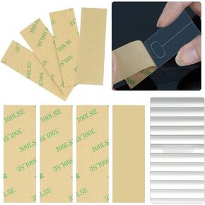 8 Vertical Blind Repair Tabs, Horizontal Blinds Repair Kit for Replacement Slats & Parts, 4 with String Holes, 4 Without (1IN)