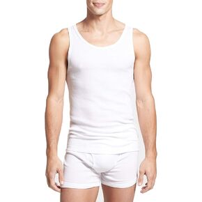 Calvin Klein Ribbed Tank Top - 3 Pack (M9070) XL/White