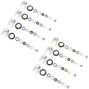 8 PCS A2760720143 إصلاح حاقن الوقود ختم O-Ring Kit استبدال مجموعة Benz A-Class W205 A205 C205 S205 W213 A238 C238 S213 W222 V222 X222 C217 R172 A177200000000000000000000000000