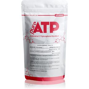 BulkStimulants Pure ATP Adenosine Triphosphate Powder - Increase Energy, Endurance, Strength, Recovery & Muscle Pump, Faster Than Creatine HMB & Nitric Oxide, Natural Pre Workout Supplement - 20 Grams in Saudi Arabia
