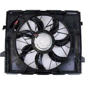 Radiator Cooling Fan Assembly, 55038994AI Cooling Fan Assembly Compatible with Dodge Durango 3.6/5.7L 2011-2013 for Grand Cherokee 3.6/5.7L 2011-2013