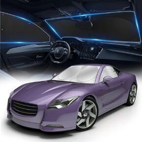 Fenghome Car Windshield Sun Shade Cover - Side and 59"×32" Front car Window Shades Universal Interior Sun Visor car Sunshade Accessories for Sedan