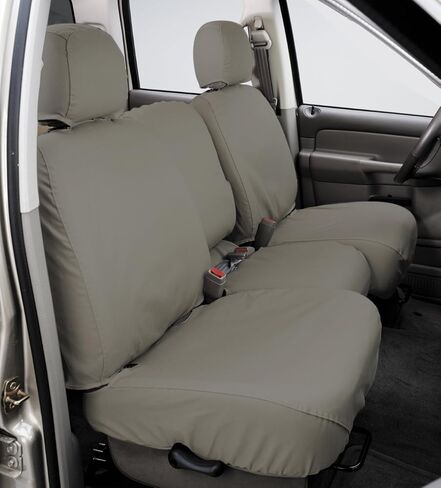 Covercraft SeatSaver Third Row Custom Fit Seat Cover for Select Nissan Armada Models - Polycotton (Misty Grey) in Saudi Arabia