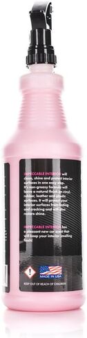 Impeccable Interior - Quick Detailing Spray for Automotive interiors; Safe on Plastics, Vinly, Rubber, Upholstery, and Leather Surfaces; Non-Greasy No-Residue Formula - 32 oz in Saudi Arabia