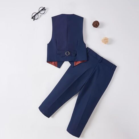 Boys Suit Formal Suits for Boys Slim Fit Tuxedo Suits Set Boy Dress Clothes Toddler Wedding Outfit in Saudi Arabia
