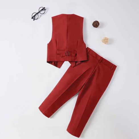 Boys Suit Formal Suits for Boys Slim Fit Tuxedo Suits Set Boy Dress Clothes Toddler Wedding Outfit in Saudi Arabia