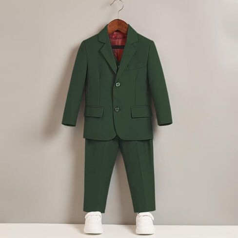 Boys Suit Formal Suits for Boys Slim Fit Tuxedo Suits Set Boy Dress Clothes Toddler Wedding Outfit in Saudi Arabia