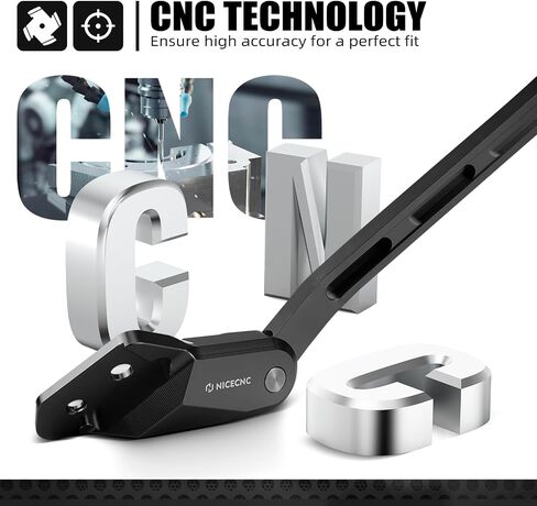 Kickstand الأسود متوافق مع Honda CRF250R/CRF450R 2013-2018 حامل جانبي الألومنيوم متوافق مع Honda CRF450RWE 2019-2020 راجع التناسب in Kuwait
