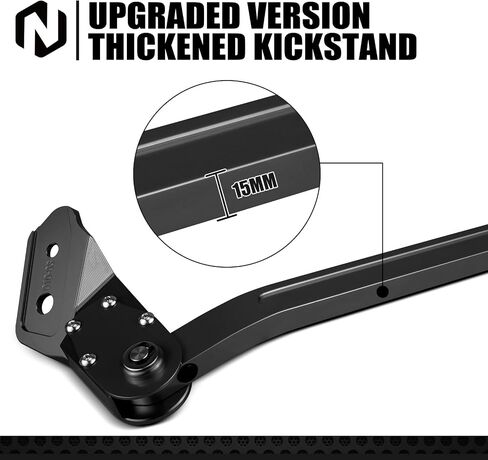 Kickstand الأسود متوافق مع Honda CRF250R/CRF450R 2013-2018 حامل جانبي الألومنيوم متوافق مع Honda CRF450RWE 2019-2020 راجع التناسب in Kuwait
