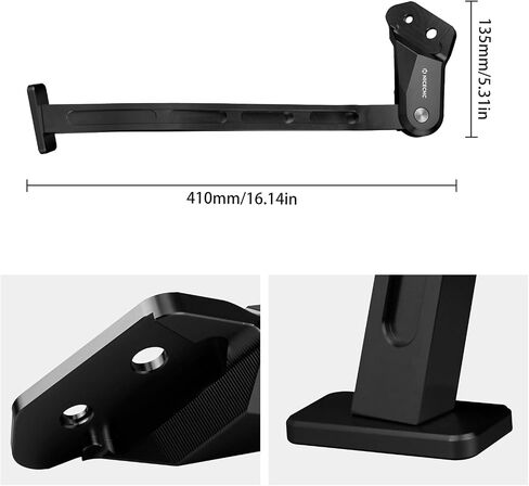 Kickstand الأسود متوافق مع Honda CRF250R/CRF450R 2013-2018 حامل جانبي الألومنيوم متوافق مع Honda CRF450RWE 2019-2020 راجع التناسب in Kuwait