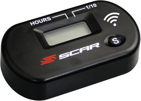 SCAR Wireless Vibration Hour Meter Dirt Bike Moto Cross Enduro ATV Motorcycle Moto Compatible with Yamaha Kawasaki Suzuki Husqvarna Sherco - Blue in Saudi Arabia