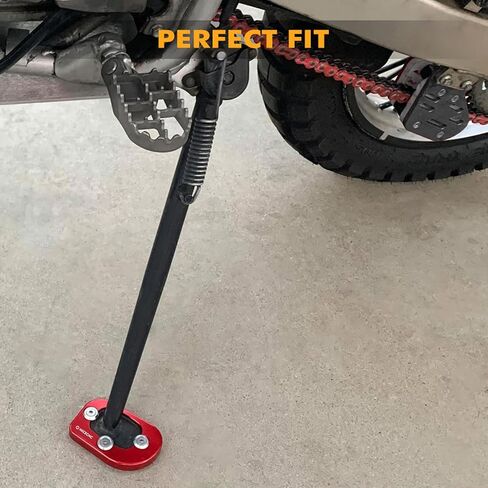 Black Side Stand Extension Kickstand Plate Aluminum Compatible with Honda XR650L 1993 1994 1995 1996 1997 1998 1999 2000 2001 2002 2003 2004-2024 in Kuwait