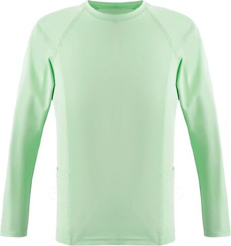 Boys Rash Guard Shirts UPF 50+ Long Sleeve Girls UV Sun Protection Athletic Rash Guard Rashguard Swim Shirt in Saudi Arabia