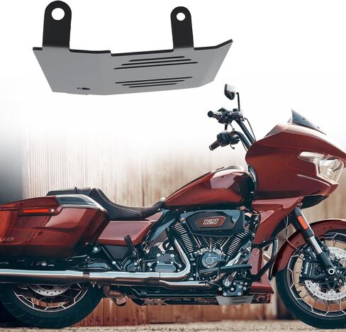 Motorcycle Skid Plate for Harley Touring, Lower Engine Chassis Guard Protection Compatible with CVO Road Glide, Street Glide, 2024-Up, Black in Saudi Arabia