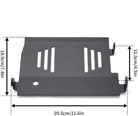 Motorcycle Skid Plate for Harley Touring, Lower Engine Chassis Guard Protection Compatible with CVO Road Glide, Street Glide, 2024-Up, Black in Saudi Arabia
