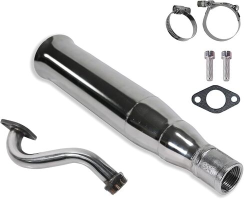JMCHstore Central Trumpet Pipe for Predator 212 w/Monster Mega Moto MMB80 MMB105, Coleman RB100, Motovox MBX10 Baja DB30 97cc, For Orxyearth Dirt Kids Mini Bike (No Riser needed) in Kuwait