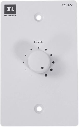 JBL Professional CSR-V-WHT Wall Controller with Volume Control for use with CSM-21, CSM-32, All CSMA, White in Saudi Arabia