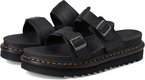 Dr. Martens Unisex Myles Black Brando Sandal in Kuwait