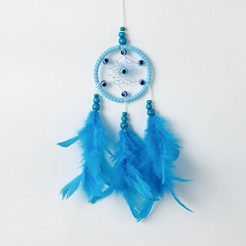 Pretty Jolly Small Indian Pink Dream Catchers Wall Decor with Mixed Color Beads Handmade Feathers Native Mini Dreamcatchers Home Decoration Ornament for Car Bedroom Birthday Party in Saudi Arabia