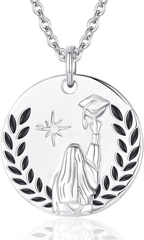 Friendship/Graduation/Dove Necklace for Women 925 Sterling Silver Compass Necklace Best Friend Necklace for 2 Inspirational Graduation Birthday Jewelry Gifts for Her Daughter Friend Sister in Saudi Arabia