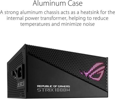 ASUS ROG Strix 850W White Edition PSU, Power Supply (ROG heatsinks, Axial-tech Fan Design, Dual Ball Fan Bearings, 0dB Technology, 80 Plus Gold Certification, Fully Modular Cables, 10-Year Warranty) in Saudi Arabia