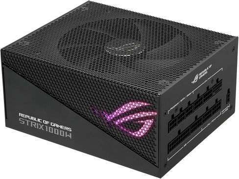 ASUS ROG Strix 850W White Edition PSU, Power Supply (ROG heatsinks, Axial-tech Fan Design, Dual Ball Fan Bearings, 0dB Technology, 80 Plus Gold Certification, Fully Modular Cables, 10-Year Warranty) in Saudi Arabia