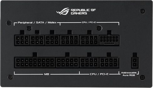 ASUS ROG Strix 850W White Edition PSU, Power Supply (ROG heatsinks, Axial-tech Fan Design, Dual Ball Fan Bearings, 0dB Technology, 80 Plus Gold Certification, Fully Modular Cables, 10-Year Warranty) in Saudi Arabia