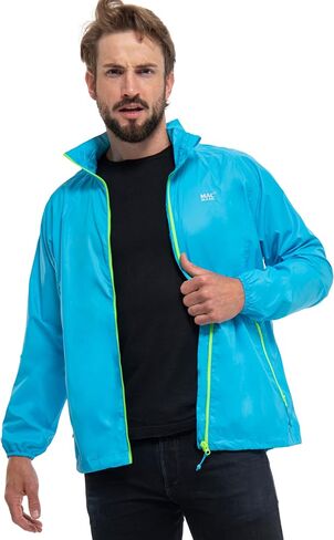 Mac in a Sac Men's Packable Rain Jacket - Origin - Lightweight Waterproof and Breathable Raincoat with Hood in Saudi Arabia