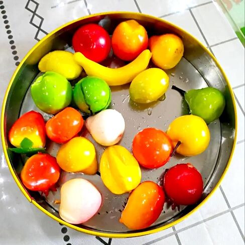 20Pcs Fake Artificial Vegetable Small Lifelike Artificial Faux Green Bell Pepper Party Decor Ornament, Simulation Display Foam Realistic Model for Home Kitchen Themed Tabletop Decor Photography Props in Saudi Arabia