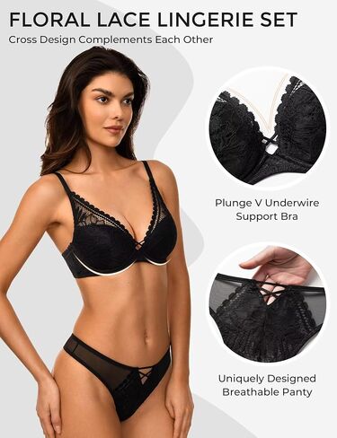 Deyllo Sexy underwire حمالة صدر الدانتيل غير مبطنة مع جمال جمال المرأة في الخصر الجمال الداخلي للملابس الداخلية in Kuwait