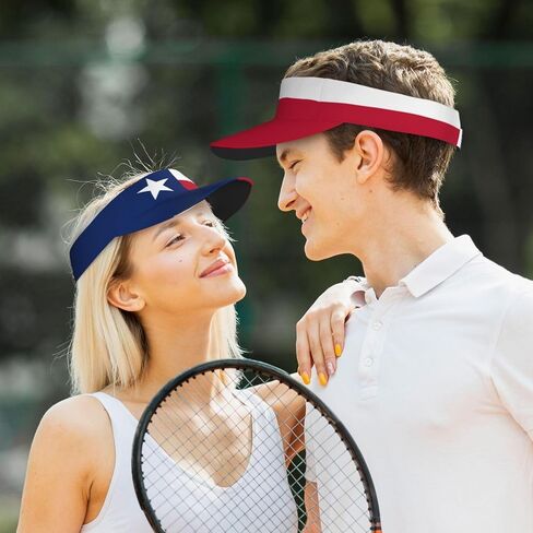 Stylish Visor Cap, Adjustable Lightweight Sun Hat for Men Women Teens - Sports, Beach, Golf, Tennis in Kuwait